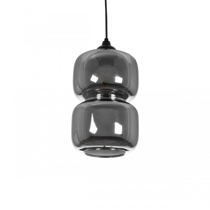 GLOBOSTAR® PIAGE 206-0036 Μοντέρνο Κρεμαστό Φωτιστικό Οροφής με Ντουί 1 x E27 AC 220-240V IP20 - Μαύρο Φιμέ - Μ18 x Π18 x Υ31cm GLOBOSTAR® PIAGE 206-0036 Μοντέρνο Κρεμαστό Φωτιστικό Οροφής με Ντουί 1 x E27 AC 220-240V IP20 - Μαύρο Φιμέ - Μ18 x Π18 x Υ31cm