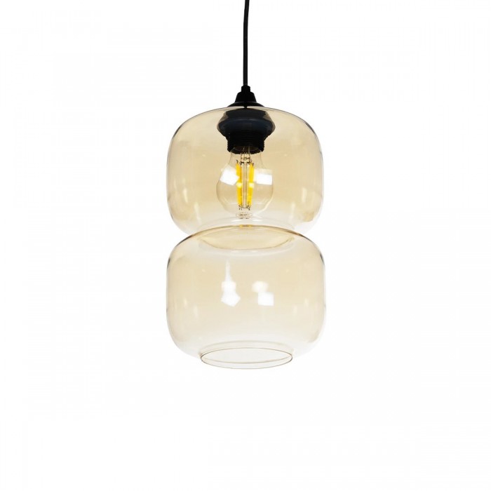 GLOBOSTAR® PIAGE 206-0037 Μοντέρνο Κρεμαστό Φωτιστικό Οροφής με Ντουί 1 x E27 AC 220-240V IP20 - Mελί - Μ17 x Π17 x Υ25cm GLOBOSTAR® PIAGE 206-0037 Μοντέρνο Κρεμαστό Φωτιστικό Οροφής με Ντουί 1 x E27 AC 220-240V IP20 - Mελί - Μ17 x Π17 x Υ25cm