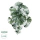 GloboStar® Artificial Garden ALBINO MONSTERA HANGING PLANT 20609 Τεχνητό Διακοσμητικό Κρεμαστό Φυτό Μονστέρα Υ45cm