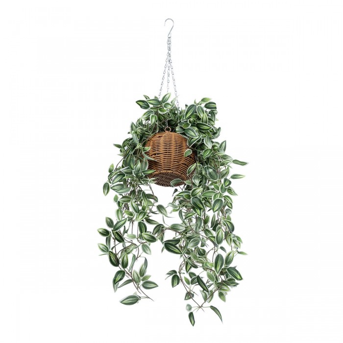 GloboStar® Artificial Garden GOLDEN BELL WILLOW HANGING PLANT 20627 Τεχνητό Κρεμαστό Διακοσμητικό Φυτό Ιτίας  Y50cm