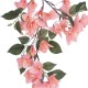 GloboStar® Artificial Garden BOUGAUVILLEA BRANCH 20647 Τεχνητό Διακοσμητικό Κλαδί Μπουκανβίλιας Ροζ - Πορτοκαλί Y80cm