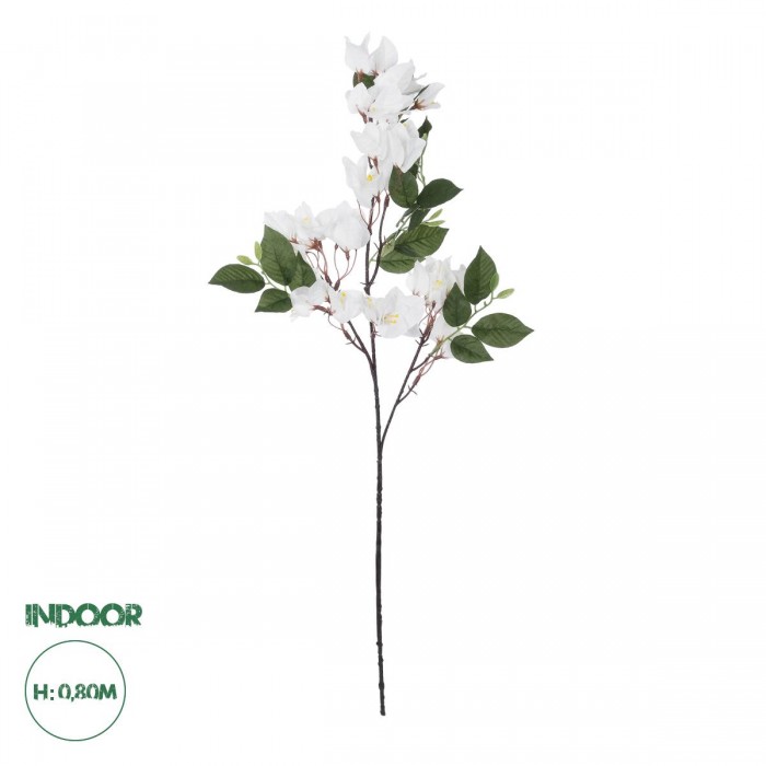 GloboStar® Artificial Garden BOUGAUVILLEA BRANCH 20648 Τεχνητό Διακοσμητικό Κλαδί Μπουκανβίλιας Λευκή Y80cm GloboStar® Artificial Garden BOUGAUVILLEA BRANCH 20648 Τεχνητό Διακοσμητικό Κλαδί Μπουκανβίλιας Λευκή Y80cm