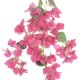 GloboStar® Artificial Garden BOUGAUVILLEA BRANCH 20649 Τεχνητό Διακοσμητικό Κλαδί Μπουκανβίλιας Φουξ Y115cm