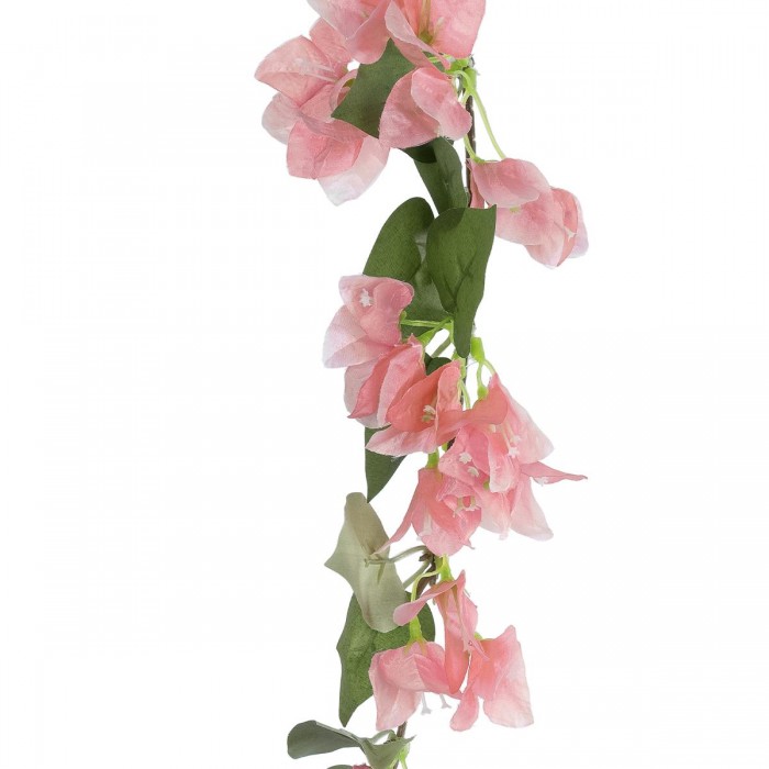GloboStar® Artificial Garden BOUGAUVILLEA BRANCH 20655 Τεχνητό Διακοσμητικό Κλαδί Μπουκανβίλιας Ροζ - Πορτοκαλί Y80cm