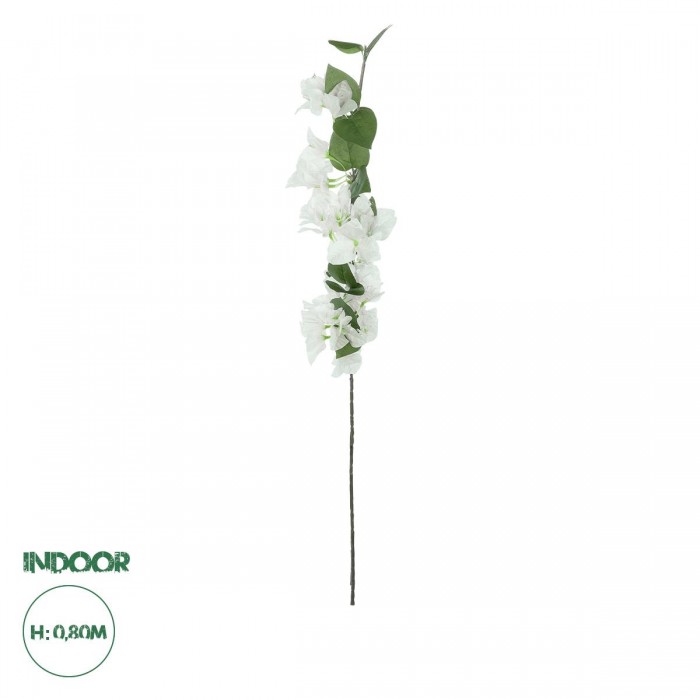 GloboStar® Artificial Garden BOUGAUVILLEA BRANCH 20657 Τεχνητό Διακοσμητικό Κλαδί Μπουκανβίλιας Λευκή Y80cm GloboStar® Artificial Garden BOUGAUVILLEA BRANCH 20657 Τεχνητό Διακοσμητικό Κλαδί Μπουκανβίλιας Λευκή Y80cm
