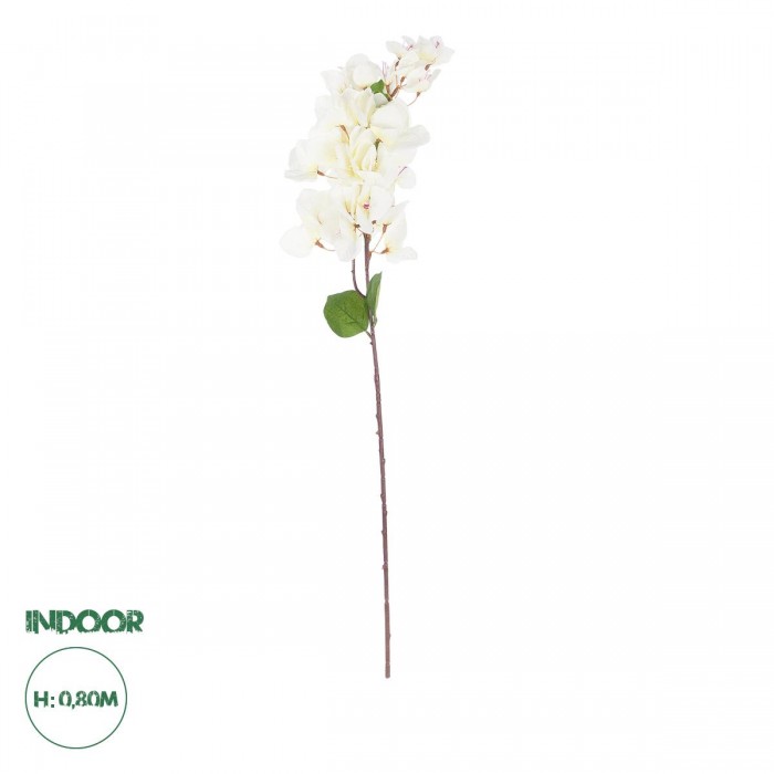GloboStar® Artificial Garden BOUGAUVILLEA BRANCH 20659 Τεχνητό Διακοσμητικό Κλαδί Μπουκανβίλιας Λευκή Y80cm GloboStar® Artificial Garden BOUGAUVILLEA BRANCH 20659 Τεχνητό Διακοσμητικό Κλαδί Μπουκανβίλιας Λευκή Y80cm