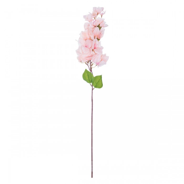 GloboStar® Artificial Garden BOUGAUVILLEA BRANCH 20660 Τεχνητό Διακοσμητικό Κλαδί Μπουκανβίλιας Ροζ - Πορτοκαλί Y80cm