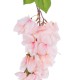 GloboStar® Artificial Garden BOUGAUVILLEA BRANCH 20660 Τεχνητό Διακοσμητικό Κλαδί Μπουκανβίλιας Ροζ - Πορτοκαλί Y80cm