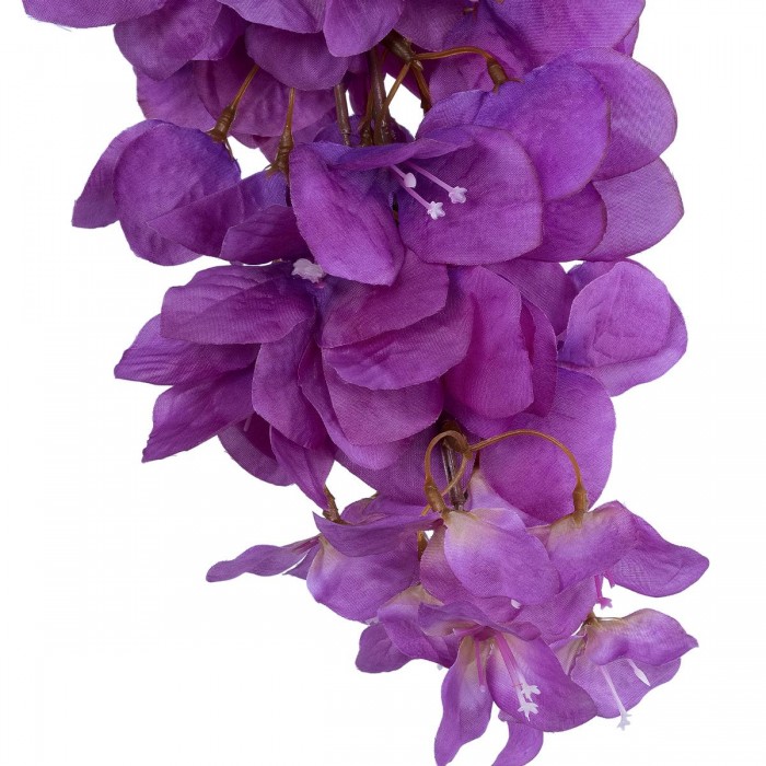 GloboStar® Artificial Garden BOUGAUVILLEA BRANCH 20661 Τεχνητό Διακοσμητικό Κλαδί Μπουκανβίλιας Μωβ Y80cm