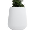 GloboStar® Artificial Garden MISSOURI 20692 Διακοσμητικό Πολυεστερικό Τσιμεντένιο Κασπώ Γλάστρα - Flower Pot Λευκό Φ45 x Υ45cm GloboStar® Artificial Garden MISSOURI 20692 Διακοσμητικό Πολυεστερικό Τσιμεντένιο Κασπώ Γλάστρα - Flower Pot Λευκό Φ45 x Υ45cm