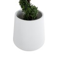 GloboStar® Artificial Garden MISSOURI 20693 Διακοσμητικό Πολυεστερικό Τσιμεντένιο Κασπώ Γλάστρα - Flower Pot Λευκό Φ70 x Υ70cm GloboStar® Artificial Garden MISSOURI 20693 Διακοσμητικό Πολυεστερικό Τσιμεντένιο Κασπώ Γλάστρα - Flower Pot Λευκό Φ70 x Υ70cm