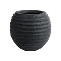 GloboStar® Artificial Garden ILAEIRA 20713 Επιδαπέδιο Πολυεστερικό Τσιμεντένιο Κασπώ Γλάστρα - Flower Pot Μαύρο Φ58 x Υ53cm GloboStar® Artificial Garden ILAEIRA 20713 Επιδαπέδιο Πολυεστερικό Τσιμεντένιο Κασπώ Γλάστρα - Flower Pot Μαύρο Φ58 x Υ53cm