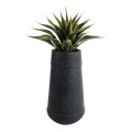 GloboStar® Artificial Garden JAKLIN 20723 Επιδαπέδιο Πολυεστερικό Τσιμεντένιο Κασπώ Γλάστρα - Flower Pot Μαύρο Φ34 x Υ62cm GloboStar® Artificial Garden JAKLIN 20723 Επιδαπέδιο Πολυεστερικό Τσιμεντένιο Κασπώ Γλάστρα - Flower Pot Μαύρο Φ34 x Υ62cm