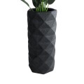 GloboStar® Artificial Garden GENOVA 20724 Επιδαπέδιο Πολυεστερικό Τσιμεντένιο Κασπώ Γλάστρα - Flower Pot Μαύρο Φ40 x Υ90cm GloboStar® Artificial Garden GENOVA 20724 Επιδαπέδιο Πολυεστερικό Τσιμεντένιο Κασπώ Γλάστρα - Flower Pot Μαύρο Φ40 x Υ90cm
