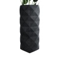 GloboStar® Artificial Garden GENOVA 20724 Επιδαπέδιο Πολυεστερικό Τσιμεντένιο Κασπώ Γλάστρα - Flower Pot Μαύρο Φ40 x Υ90cm GloboStar® Artificial Garden GENOVA 20724 Επιδαπέδιο Πολυεστερικό Τσιμεντένιο Κασπώ Γλάστρα - Flower Pot Μαύρο Φ40 x Υ90cm