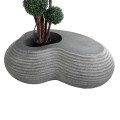 GloboStar® Artificial Garden FLORENCE 20751 Επιδαπέδιο Πολυεστερικό Τσιμεντένιο Κασπώ Γλάστρα - Flower Pot Γκρι Μ130 x Π90 x Υ48cm GloboStar® Artificial Garden FLORENCE 20751 Επιδαπέδιο Πολυεστερικό Τσιμεντένιο Κασπώ Γλάστρα - Flower Pot Γκρι Μ130 x Π90 x Υ48cm