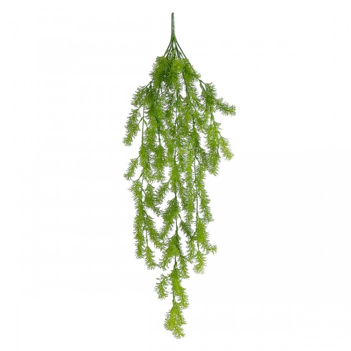 GloboStar® Artificial Garden HANGING CYPRESS 20823 Τεχνητό Διακοσμητικό Κρεμαστό Φυτό Κυπαρίσσι Μ25 x Π15 x Υ80cm