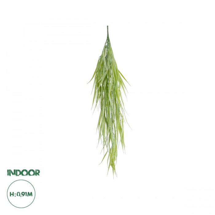 GloboStar® Artificial Garden HANGING CORN GRASS  20827 Τεχνητό Διακοσμητικό Κρεμαστό κλαδί Καλαμπόκι Μ23 x Π10 x Υ91cm