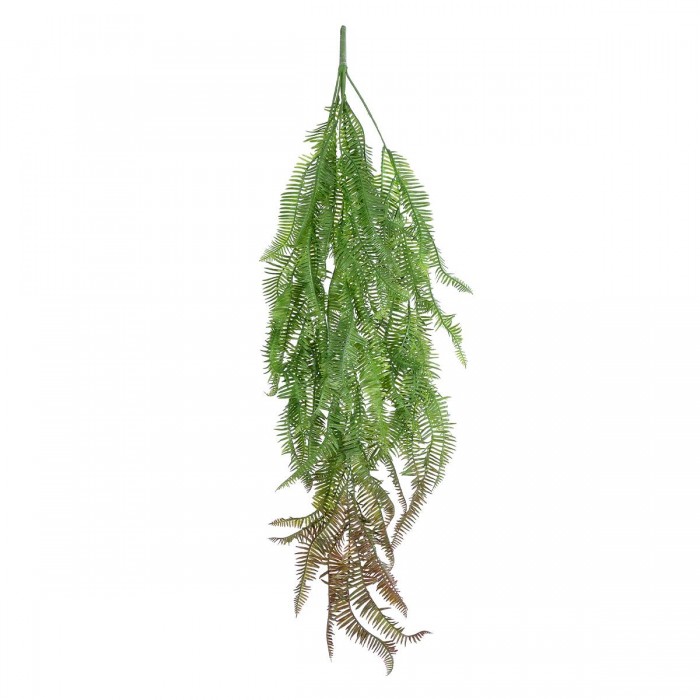 GloboStar® Artificial Garden HANGING FERN BRANCH 20834 Τεχνητό Διακοσμητικό Κρεμαστό κλαδί Φτέρης Μ30 x Π8 x Υ87cm