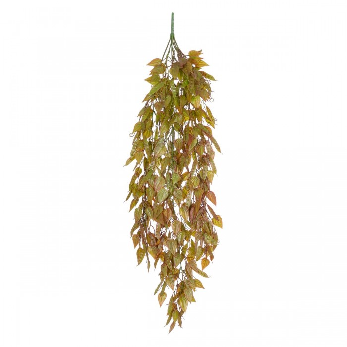 GloboStar® Artificial Garden HANGING LIMA BEAN 20844 Τεχνητό Διακοσμητικό Κρεμαστό Φυτό Φασόλι Λίμα Μ29 x Π10 x Υ86cm