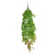 GloboStar® Artificial Garden HANGING LIMA BEAN 20846 Τεχνητό Διακοσμητικό Κρεμαστό Φυτό Φασόλι Λίμα Μ29 x Π10 x Υ86cm