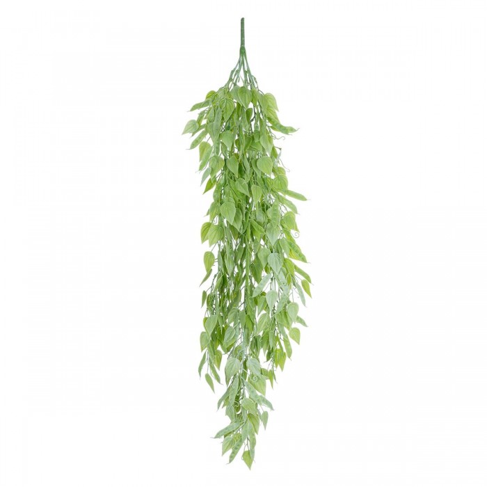 GloboStar® Artificial Garden HANGING LIMA BEAN 20847 Τεχνητό Διακοσμητικό Κρεμαστό Φυτό Φασόλι Λίμα Μ29 x Π10 x Υ86cm