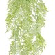 GloboStar® Artificial Garden HANGING FERN 20855 Τεχνητό Διακοσμητικό Κρεμαστό Φυτό Φτέρη Μ30 x Π14 x Υ85cm