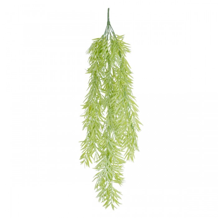 GloboStar® Artificial Garden HANGING BARLEY 20859 Τεχνητό Διακοσμητικό Κρεμαστό Φυτό Κριθάρι Μ26 x Π15 x Υ81cm
