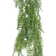 GloboStar® Artificial Garden HANGING FERN 20861 Τεχνητό Διακοσμητικό Κρεμαστό Φυτό Φτέρη Μ28 x Π15 x Υ90cm