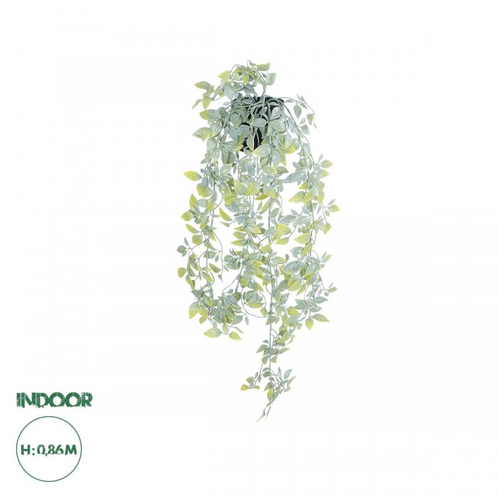 GloboStar® Artificial Garden HANGING DATURA 20864 Τεχνητό Κρεμαστό Διακοσμητικό Φυτό Δατούρα  Φ24 x Y80cm