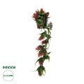 GloboStar® Artificial Garden HANGING RED PINE CONE 20869 Τεχνητό Κρεμαστό Διακοσμητικό Φυτό Κόκκινο Κουκουνάρι Μ17 x Π17 x Υ50cm GloboStar® Artificial Garden HANGING RED PINE CONE 20869 Τεχνητό Κρεμαστό Διακοσμητικό Φυτό Κόκκινο Κουκουνάρι Μ17 x Π17 x Υ50cm