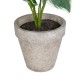 GloboStar® Artificial Garden WHITE HOSTA 20900 Διακοσμητικό Φυτό Λευκή  Χόστα Υ40cm