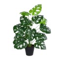 GloboStar® Artificial Garden MONSTERA 20909 Διακοσμητικό Φυτό Μονστέρα Υ75cm