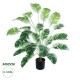 GloboStar® Artificial Garden BANANA ZEBRA 20918 Διακοσμητικό Φυτό Μπανανιά Ζέβρα Υ80cm