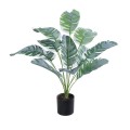 GloboStar® Artificial Garden BANANA ZEBRA 20930 Διακοσμητικό Φυτό Μπανανιά Ζέβρα Υ55cm