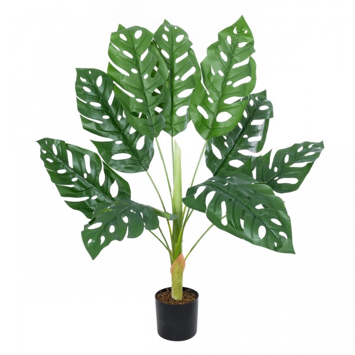 GloboStar® Artificial Garden MONSTERA 20924 Διακοσμητικό Φυτό Μονστέρα Υ90cm