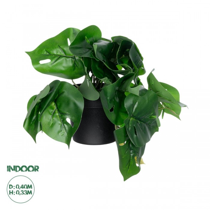 GloboStar® Artificial Garden MONSTERA PLANT 20945 Διακοσμητικό Φυτό Μονστέρα Φ40 x Υ33cm GloboStar® Artificial Garden MONSTERA PLANT 20945 Διακοσμητικό Φυτό Μονστέρα Φ40 x Υ33cm