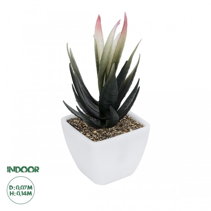 GloboStar® Artificial Garden SUCCULENT ALOE POTTED PLANT 20974 Διακοσμητικό Φυτό Αλόης Φ7 x Υ14cm GloboStar® Artificial Garden SUCCULENT ALOE POTTED PLANT 20974 Διακοσμητικό Φυτό Αλόης Φ7 x Υ14cm