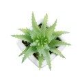 GloboStar® Artificial Garden SUCCULENT ALOE LOTUS 20976 Διακοσμητικό Φυτό Παχύφυτο Λωτός Αλόης Υ8cm