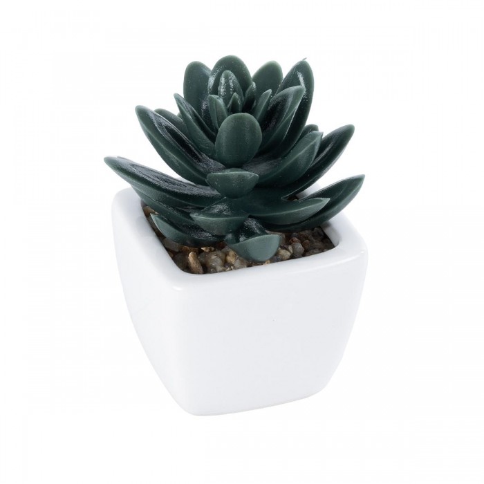 GloboStar® Artificial Garden SUCCULENT SEDEVERIA 20977 Διακοσμητικό Φυτό Παχύφυτο Σεντεβέρια Υ9cm
