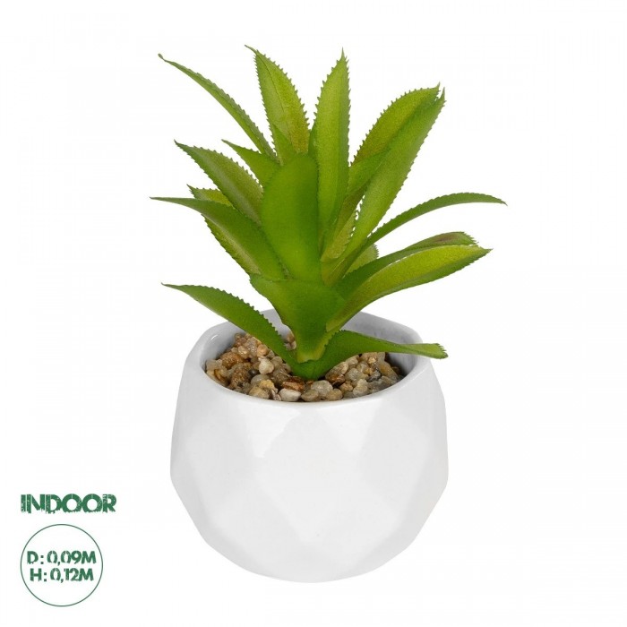 GloboStar® Artificial Garden SUCCULENT ALOE POTTED PLANT 20984 Διακοσμητικό Φυτό Αλόη Φ9 x Υ12cm GloboStar® Artificial Garden SUCCULENT ALOE POTTED PLANT 20984 Διακοσμητικό Φυτό Αλόη Φ9 x Υ12cm