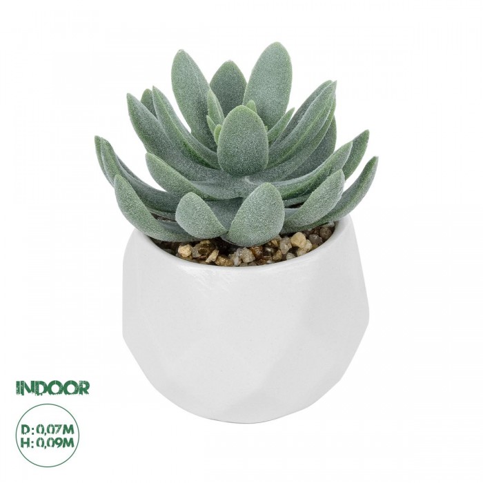 GloboStar® Artificial Garden SUCCULENT SEDEVERIA POTTED PLANT 20998 Διακοσμητικό Φυτό Σεδεβέρια Φ7 x Υ9cm GloboStar® Artificial Garden SUCCULENT SEDEVERIA POTTED PLANT 20998 Διακοσμητικό Φυτό Σεδεβέρια Φ7 x Υ9cm