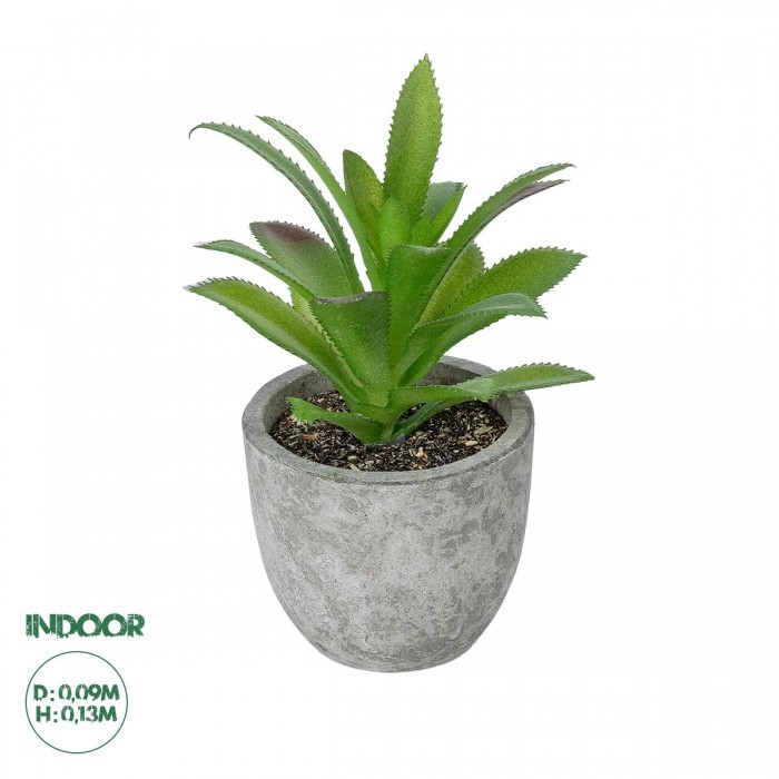 GloboStar® Artificial Garden SUCCULENT ALOE POTTED PLANT 21012 Διακοσμητικό Φυτό Αλόη Φ9 x Υ13cm GloboStar® Artificial Garden SUCCULENT ALOE POTTED PLANT 21012 Διακοσμητικό Φυτό Αλόη Φ9 x Υ13cm
