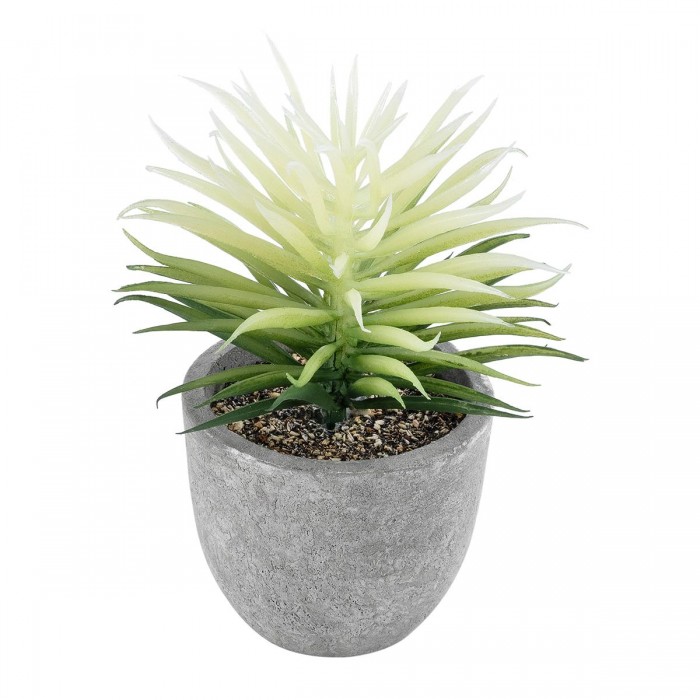 GloboStar® Artificial Garden SUCCULENT SENECIO 21024 Διακοσμητικό Φυτό Παχύφυτο Σενέκιο Υ12cm