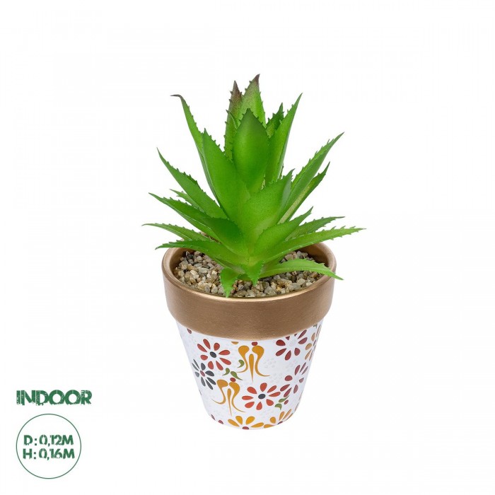 GloboStar® Artificial Garden SUCCULENT ALOE POTTED PLANT 21044 Διακοσμητικό Φυτό Αλόη Φ12 x Υ16cm GloboStar® Artificial Garden SUCCULENT ALOE POTTED PLANT 21044 Διακοσμητικό Φυτό Αλόη Φ12 x Υ16cm