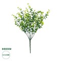 GloboStar® Artificial Garden  EUCALYPTUS BRANCH 21065 Διακοσμητικό Κλαδί Ευκάλυπτος Φ17 x Υ30cm