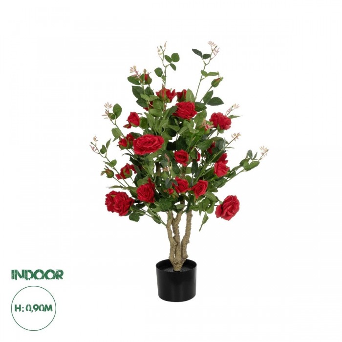 GloboStar® Artificial Garden RED ROSES 21070 Τεχνητό Διακοσμητικό Δέντρο Τριανταφυλλιά Μ50 x Π50 x Υ90cm GloboStar® Artificial Garden RED ROSES 21070 Τεχνητό Διακοσμητικό Δέντρο Τριανταφυλλιά Μ50 x Π50 x Υ90cm