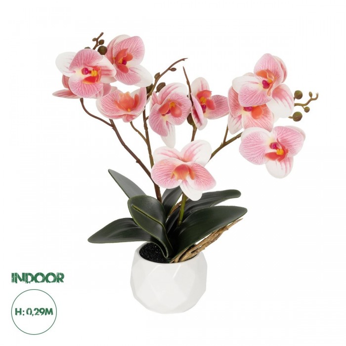 GloboStar® Artificial Garden PINK ORCHID 21075 Διακοσμητικό Φυτό Ροζ Ορχιδέα Υ30cm GloboStar® Artificial Garden PINK ORCHID 21075 Διακοσμητικό Φυτό Ροζ Ορχιδέα Υ30cm