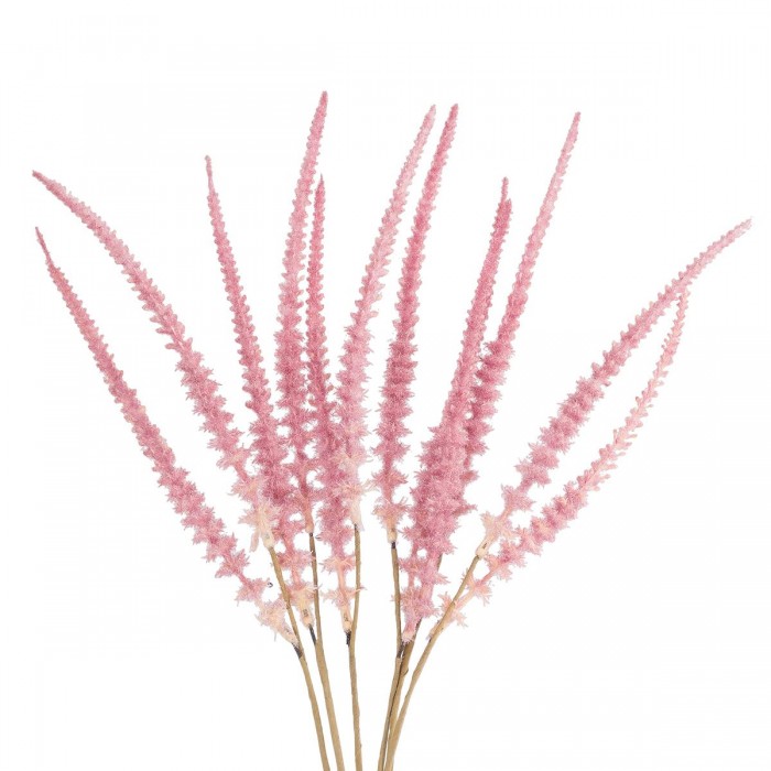 GloboStar® Artificial Garden PALE PINK SAGE BOUQUET 21090 Τεχνητό Διακοσμητικό Μπουκέτο Στάχι Απαλό Ροζ Y50cm