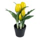 GloboStar® Artificial Garden YELLOW TULIP 21093 Διακοσμητικό Φυτό Κίτρινη Τουλίπα Υ23cm GloboStar® Artificial Garden YELLOW TULIP 21093 Διακοσμητικό Φυτό Κίτρινη Τουλίπα Υ23cm